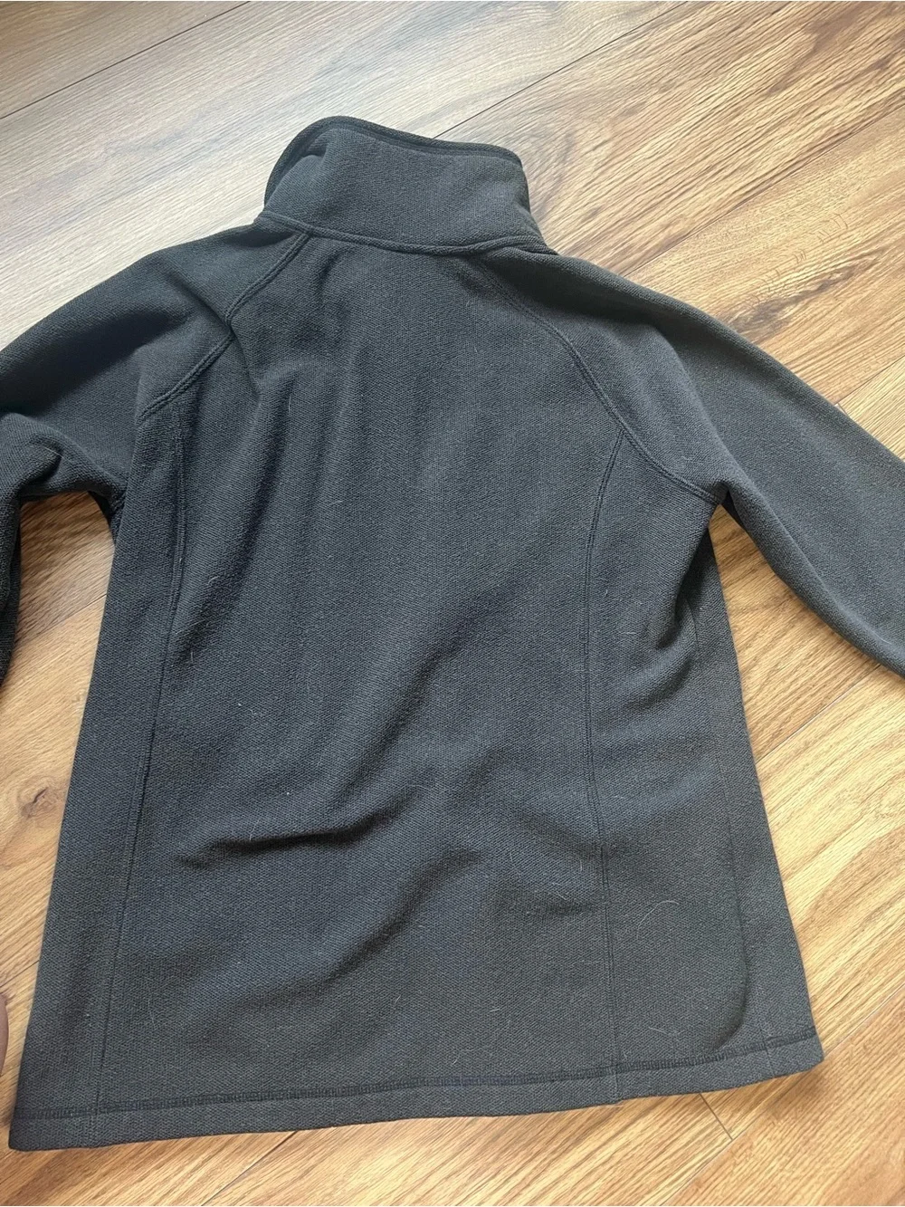 The North Face Crescent Sweater Knit Fleece Full Zip Button Mock Jacket L